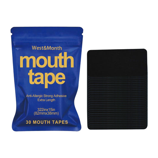 30 Pcs Mouth Tape for Sleeping, Hypoallergenic Gentle Adhesive Snoring Tape, Mouth Breathing Tape