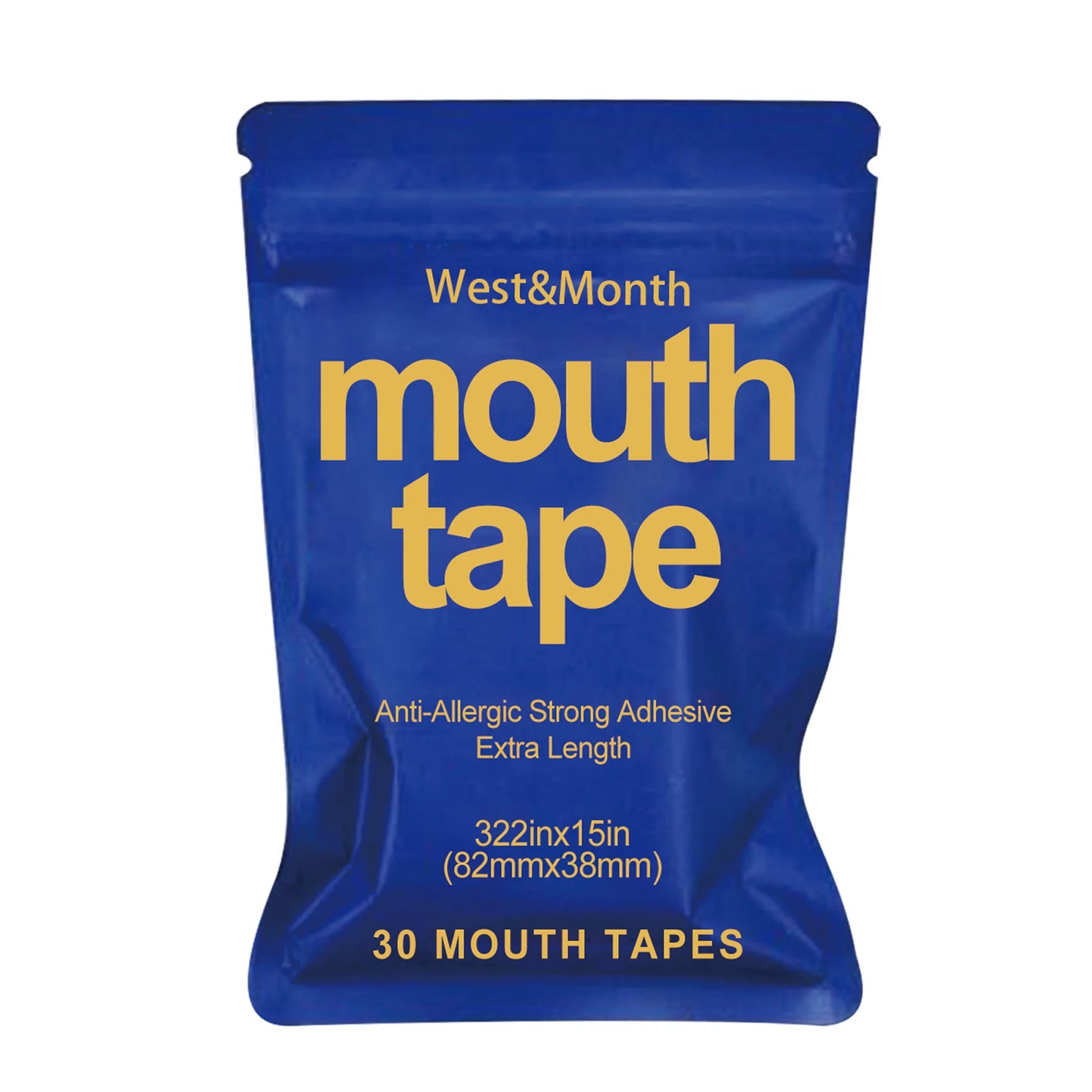 30 Pcs Mouth Tape for Sleeping, Hypoallergenic Gentle Adhesive Snoring Tape, Mouth Breathing Tape